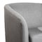 Flash Furniture Landon Club Style Commercial Barrel Accent Armchair Metal Base, Light Gray Fabric Upholstery BS-AC22-060-LTGRY-GG - alternate 7